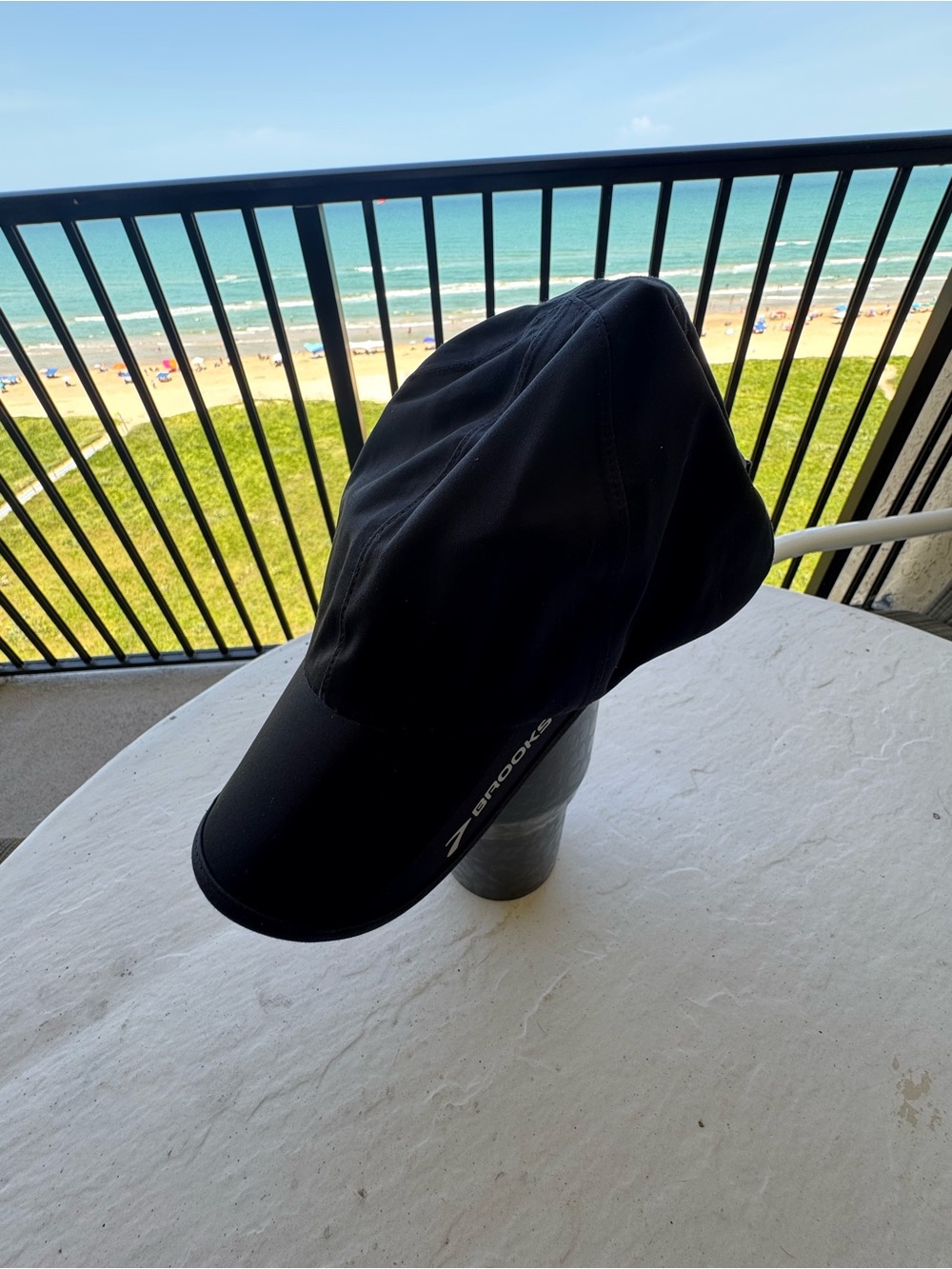 Brooks, Black, Performance Running Cap